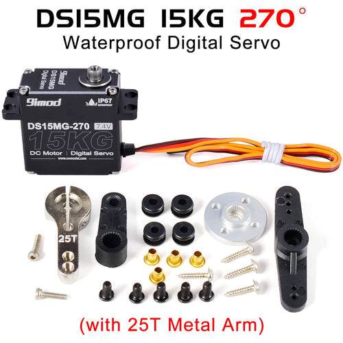 RC High Performance Waterproof Metal Gear RC Servo Motor for All Vehicles - ToylandEU