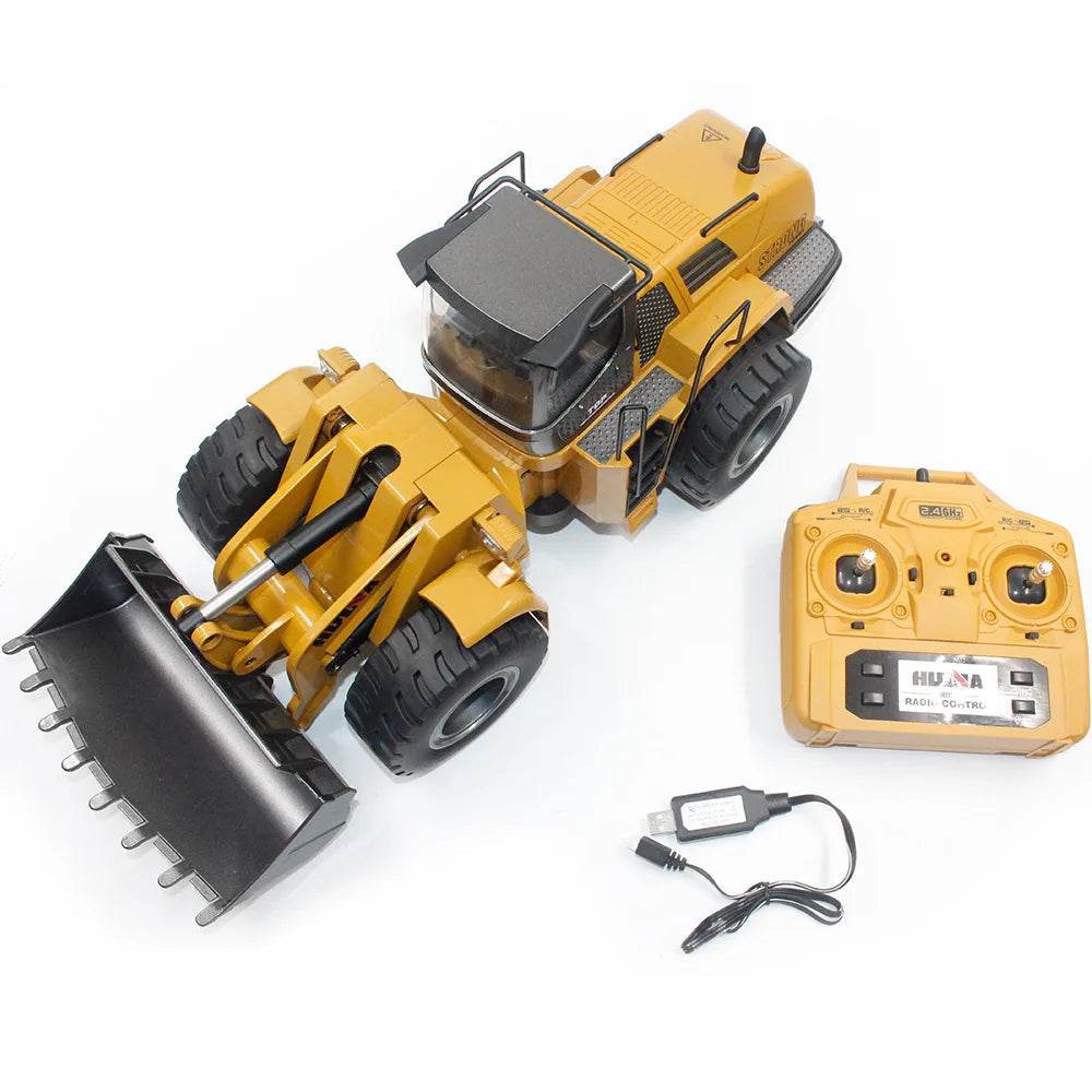 RC High-Power 1:14 Scale 22CH LED RC Excavator Truck with Remote Control - ToylandEU