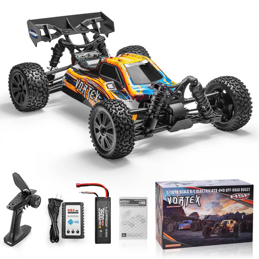 RC High-Speed 1/10 Scale 4WD Electric Off-Road RC Buggy for Thrilling Races - ToylandEU