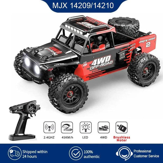 RC High-Speed 1/14 Brushless RC Drift Car - 75km/h Off-Road Fun for Kids - ToylandEU