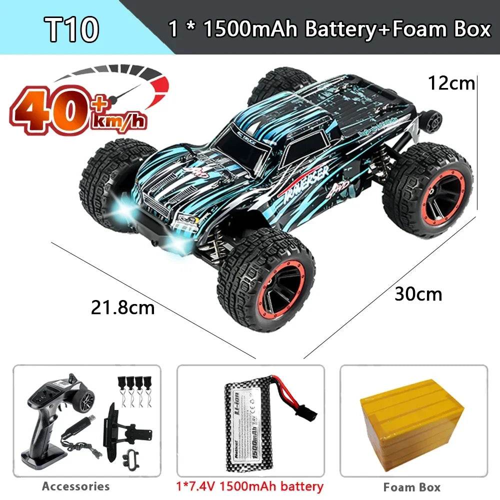 RC High-Speed 1:14 Brushless RC Monster Truck - 75KM/H 4WD Drift - ToylandEU