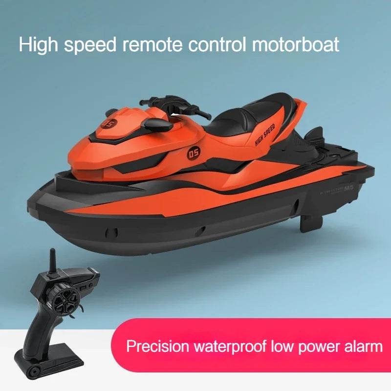 RC High-Speed 1:14 Remote Control Electric Jet Ski Boat for Kids - 2.4G Wireless Simulation Model Toy Gift - ToylandEU