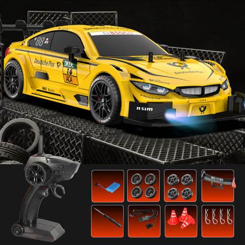 RC High-Speed 1:16 RC Drift Car - 4WD Remote Control with Long Battery Life - ToylandEU