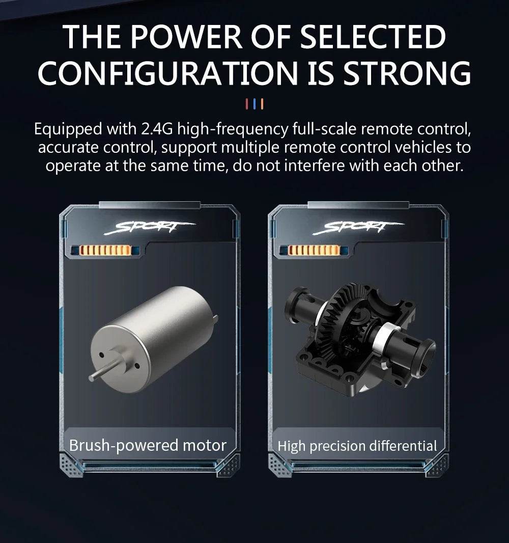 RC High-Speed 1/16 Scale 4WD RC Drift Truck – Ultimate Off-Road Adventure! - ToylandEU