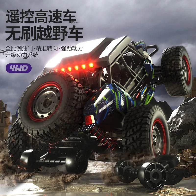 RC High-Speed 1/16 Scale Brushless Electric RC Off-Road Car for Kids and Boys - ToylandEU
