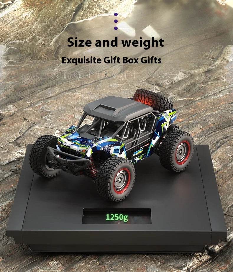 RC High-Speed 1/16 Scale Brushless Electric RC Off-Road Car for Kids and Boys - ToylandEU