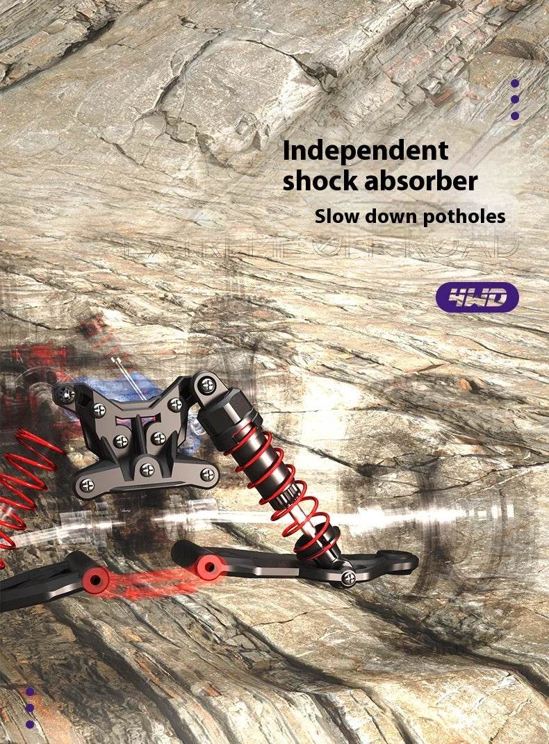 RC High-Speed 1/16 Scale Brushless Electric RC Off-Road Car for Kids and Boys - ToylandEU