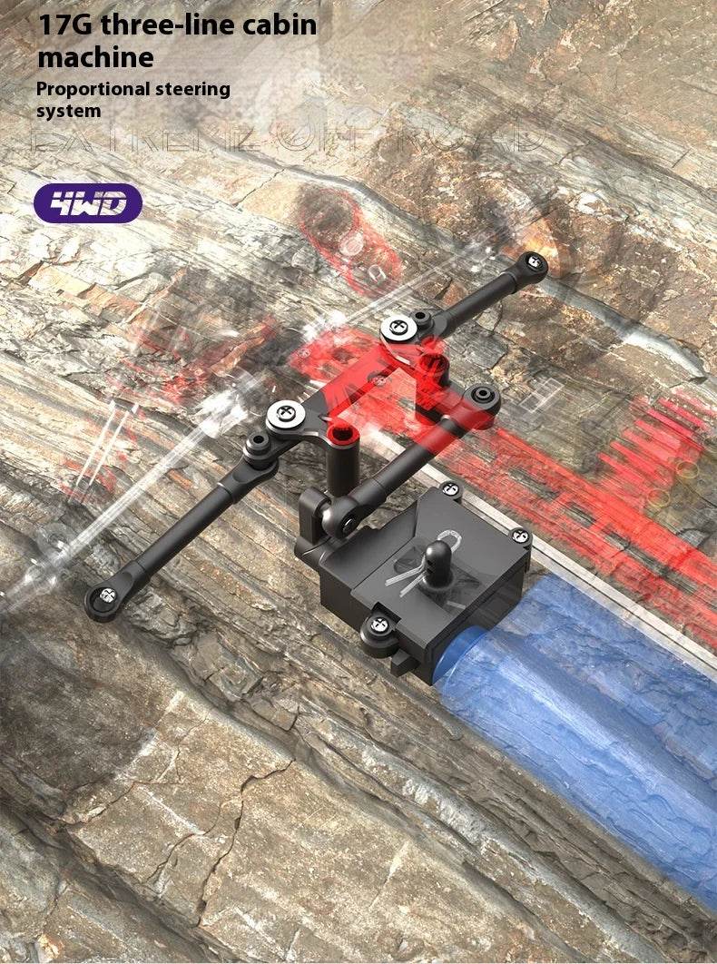 RC High-Speed 1/16 Scale Brushless Electric RC Off-Road Car for Kids and Boys - ToylandEU