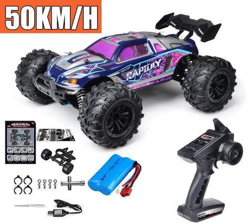 RC High-Speed 1/16 Scale RC Drift Car with LED Lights & 4WD - 50km/h - ToylandEU