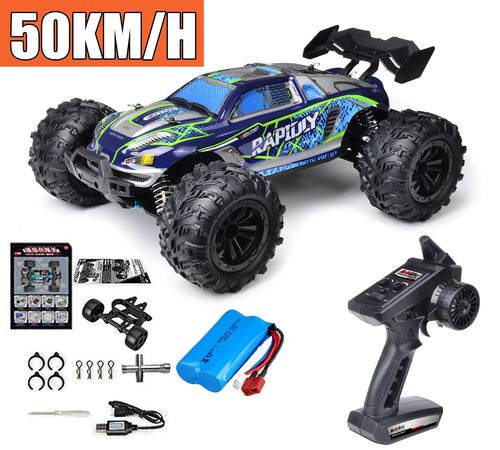 RC High-Speed 1/16 Scale RC Drift Car with LED Lights & 4WD - 50km/h - ToylandEU