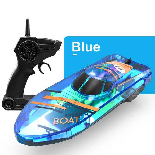 RC High-Speed 2.4G RC Electric Boat with Stunning Lights - Fun for Kids! - ToylandEU