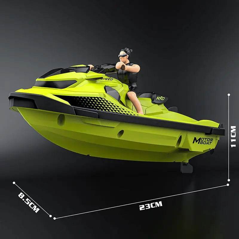 RC High-Speed 2.4G RC Electric Boat with Stunning Lights - Fun for Kids! - ToylandEU