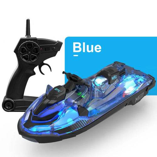 RC High-Speed 2.4G RC Electric Boat with Stunning Lights - Fun for Kids! - ToylandEU