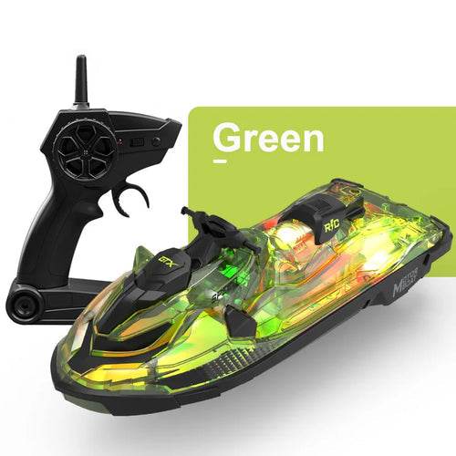 RC High-Speed 2.4G RC Electric Boat with Stunning Lights - Fun for Kids! - ToylandEU
