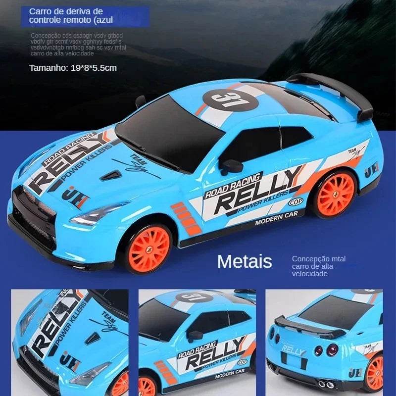 RC High-Speed 2.4G Remote Control Drift RC Car - 4WD AE86 GTR Model Racing Toy for Kids, Perfect Christmas Gift - ToylandEU