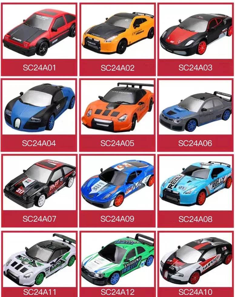 RC High-Speed 2.4G Remote Control Drift RC Car - 4WD AE86 GTR Model Racing Toy for Kids, Perfect Christmas Gift - ToylandEU