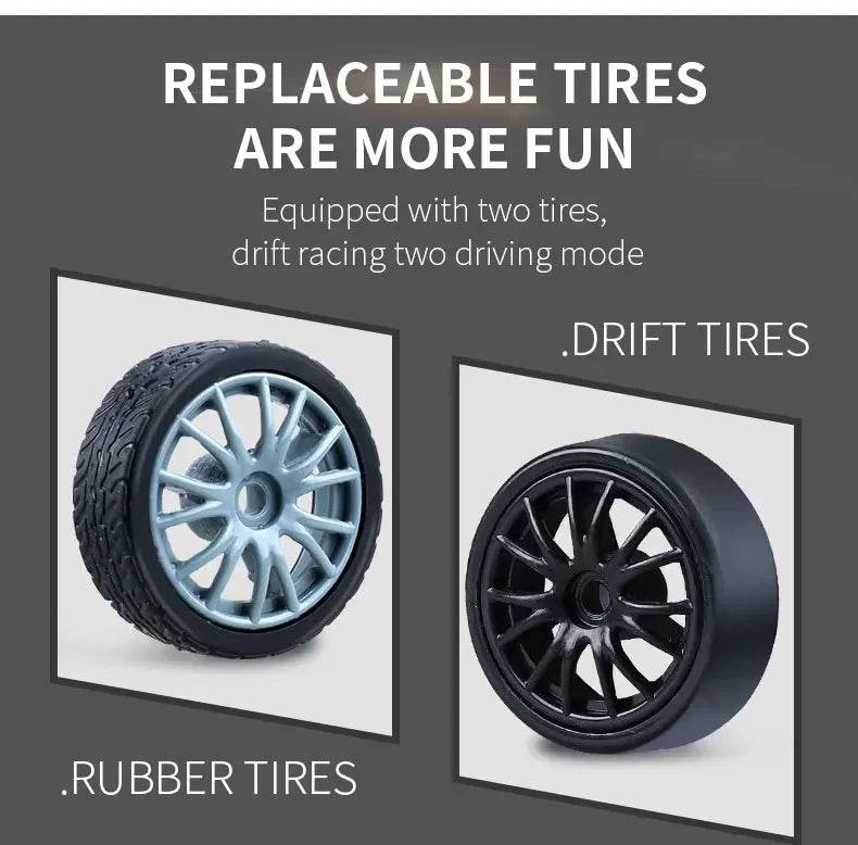 RC High-Speed 2.4G Remote Control Drift RC Car - 4WD AE86 GTR Model Racing Toy for Kids, Perfect Christmas Gift - ToylandEU