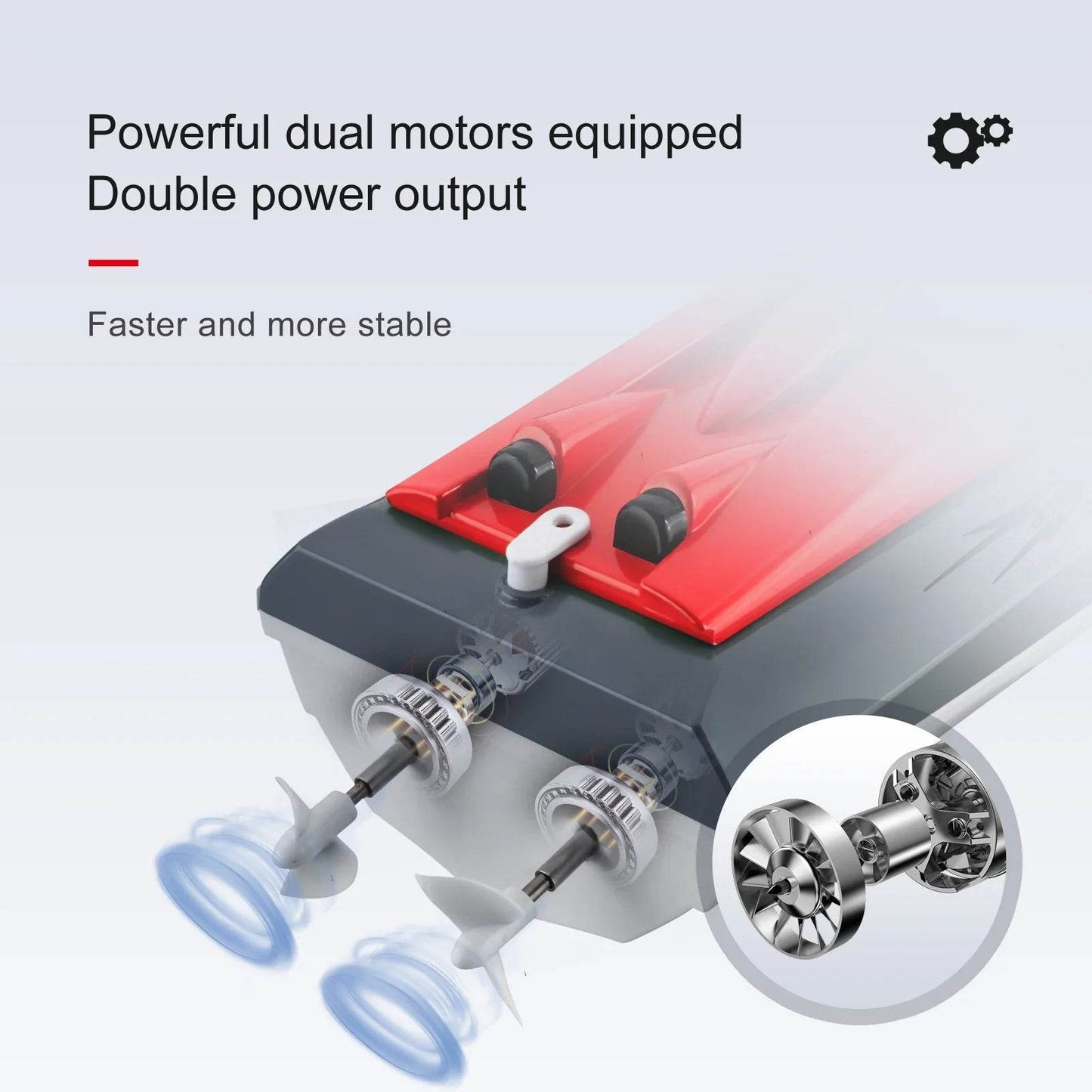 RC High-Speed 2.4G Remote Control RC Boat - 20km/h Rechargeable Waterproof Toy for Kids - ToylandEU