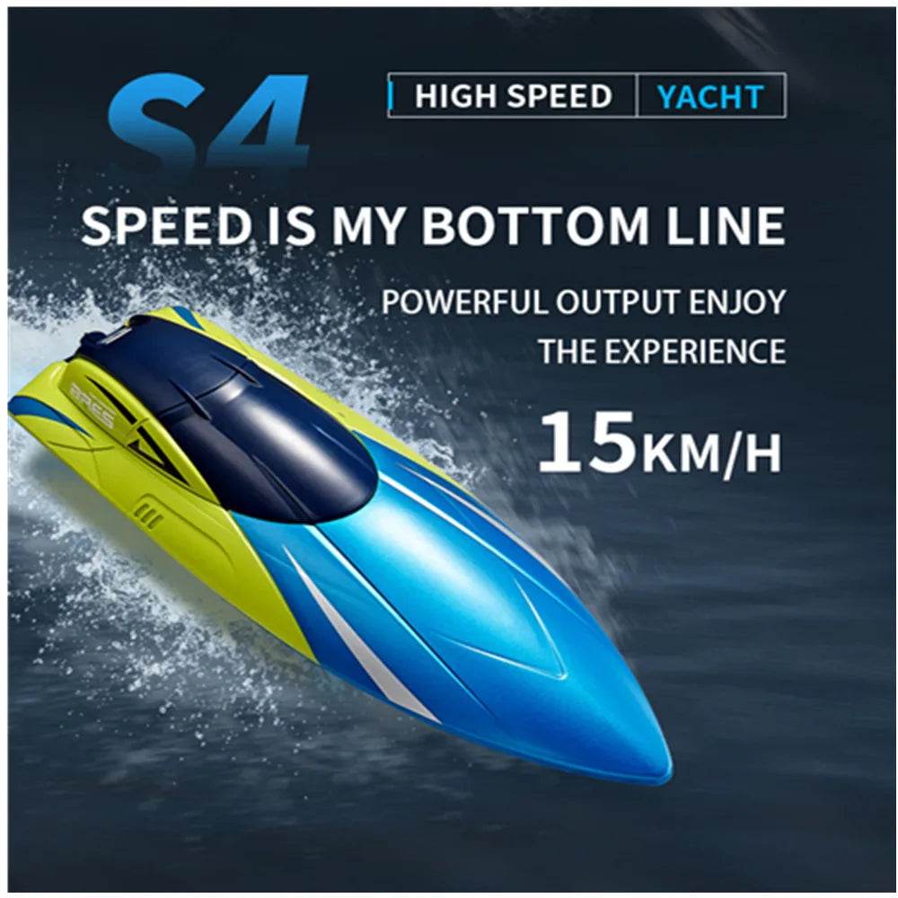 RC High-Speed 2.4G Remote Control Racing Boat - Electric RC Speedboat for Outdoor Fun, Ideal Gift for Boys, 20 Minutes Playtime - ToylandEU