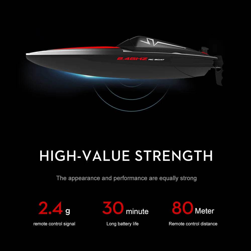 RC High-Speed 2.4G Remote Control Racing Boat - Water Adventure Toy - ToylandEU