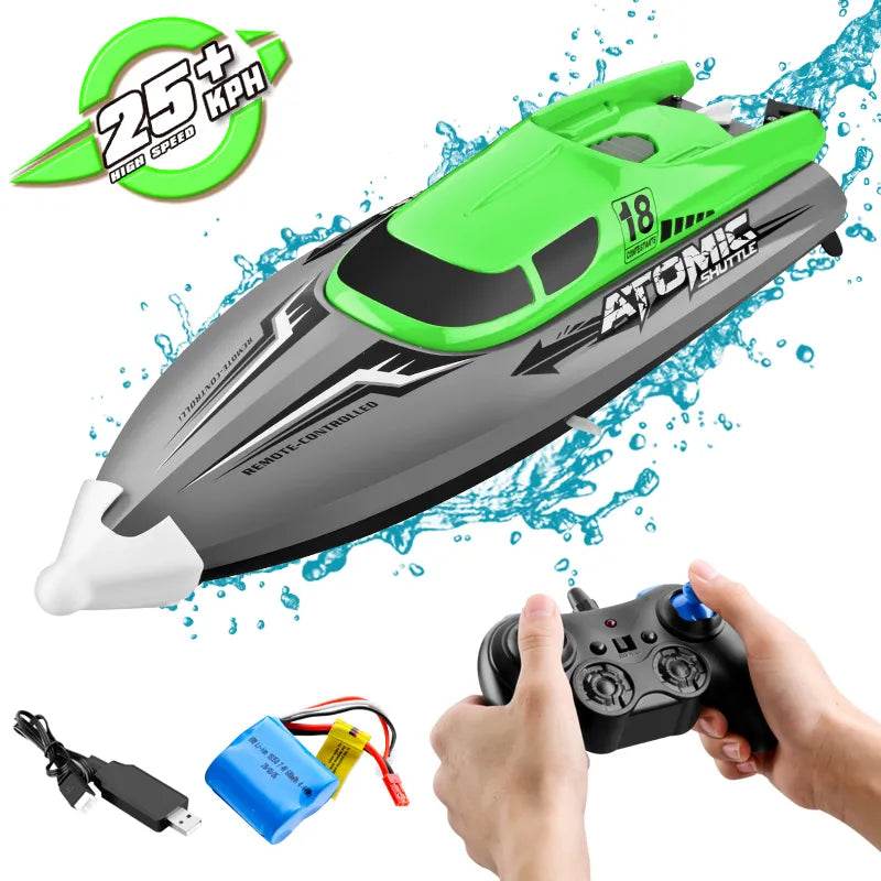 RC High-Speed 2.4G Remote Control Racing Boat for Kids - Waterproof Fun! - ToylandEU