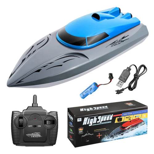 RC High-Speed 2.4G Remote Control Racing Boat for Kids - Waterproof Fun! - ToylandEU