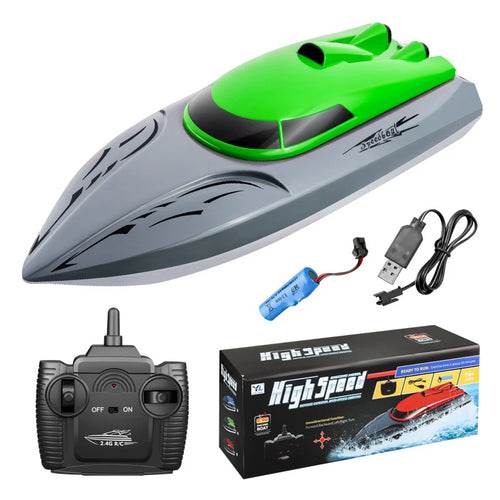 RC High-Speed 2.4G Remote Control Racing Boat for Kids - Waterproof Fun! - ToylandEU