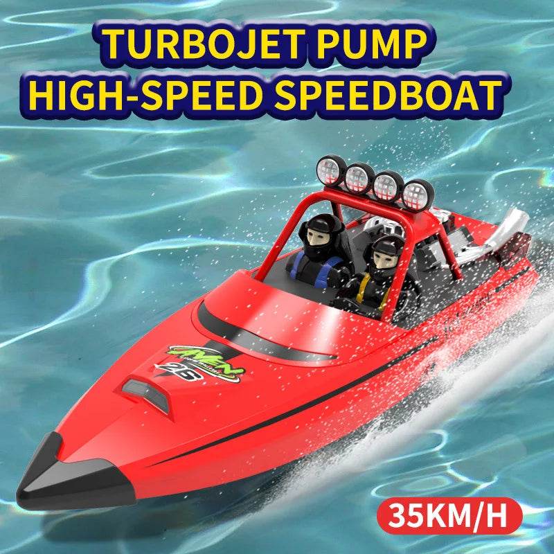 RC High-Speed 2.4G Wireless Remote Control Electric Racing Boat - Perfect Gift for Boys! - ToylandEU