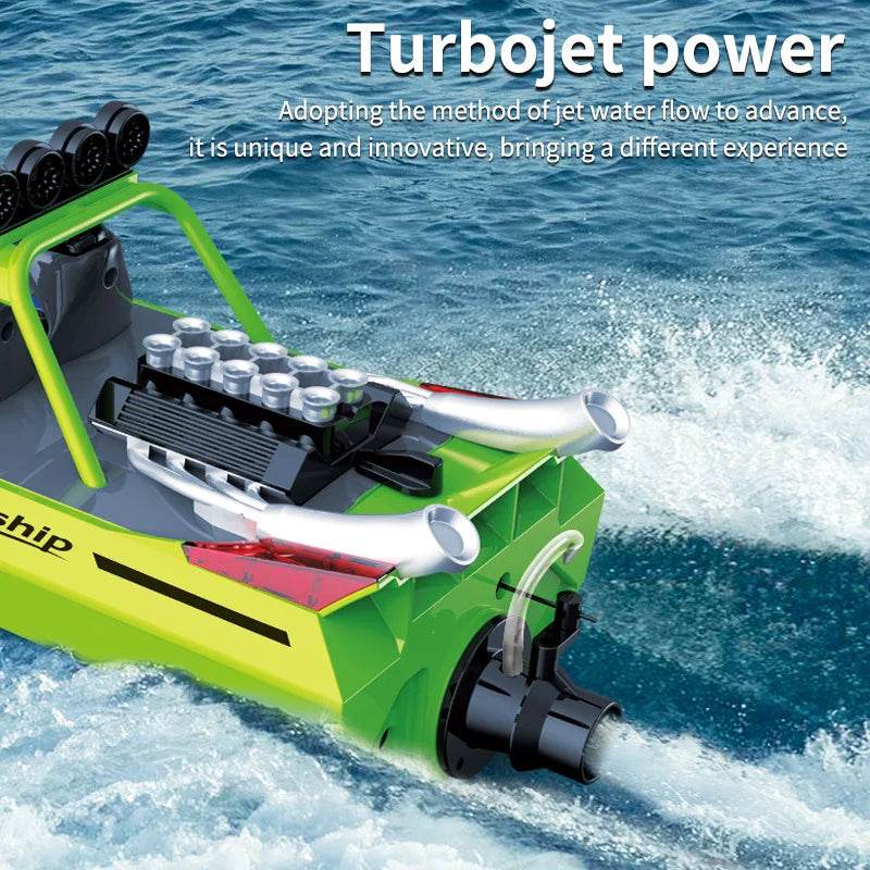 RC High-Speed 2.4G Wireless Remote Control Electric Racing Boat - Perfect Gift for Boys! - ToylandEU