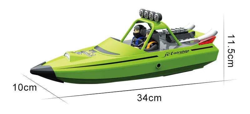 RC High-Speed 2.4G Wireless Remote Control Electric Racing Boat - Perfect Gift for Boys! - ToylandEU