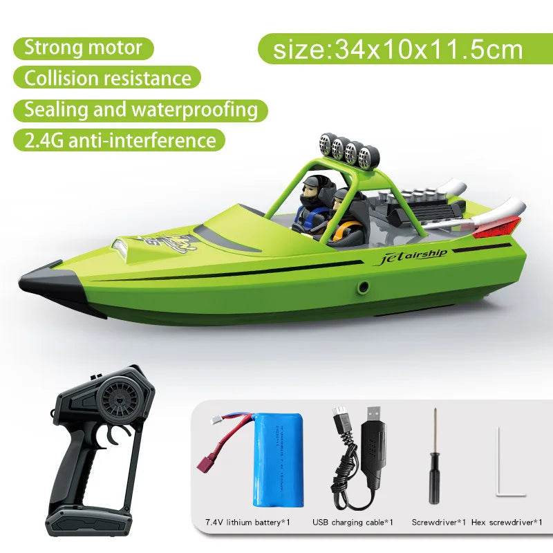 RC High-Speed 2.4G Wireless Remote Control Electric Racing Boat - Perfect Gift for Boys! - ToylandEU
