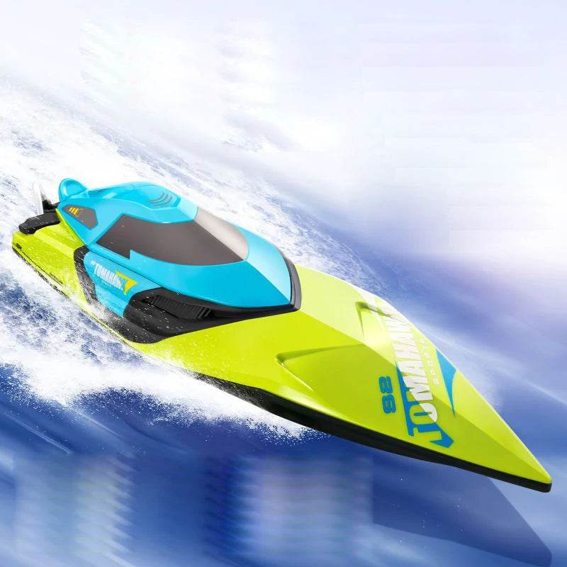 RC High-Speed 2.4GHz RC Racing Boat with Carbon Brush Motor - Waterproof Fun! - ToylandEU
