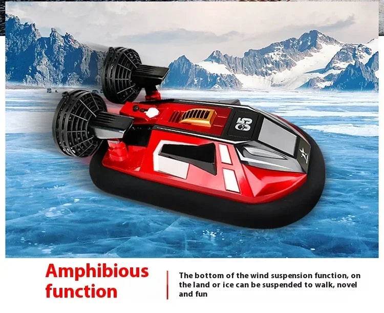 RC High-Speed 2.4g Amphibious RC Hovercraft - 4-Way Simulation Speedboat for Kids' Outdoor Fun - ToylandEU