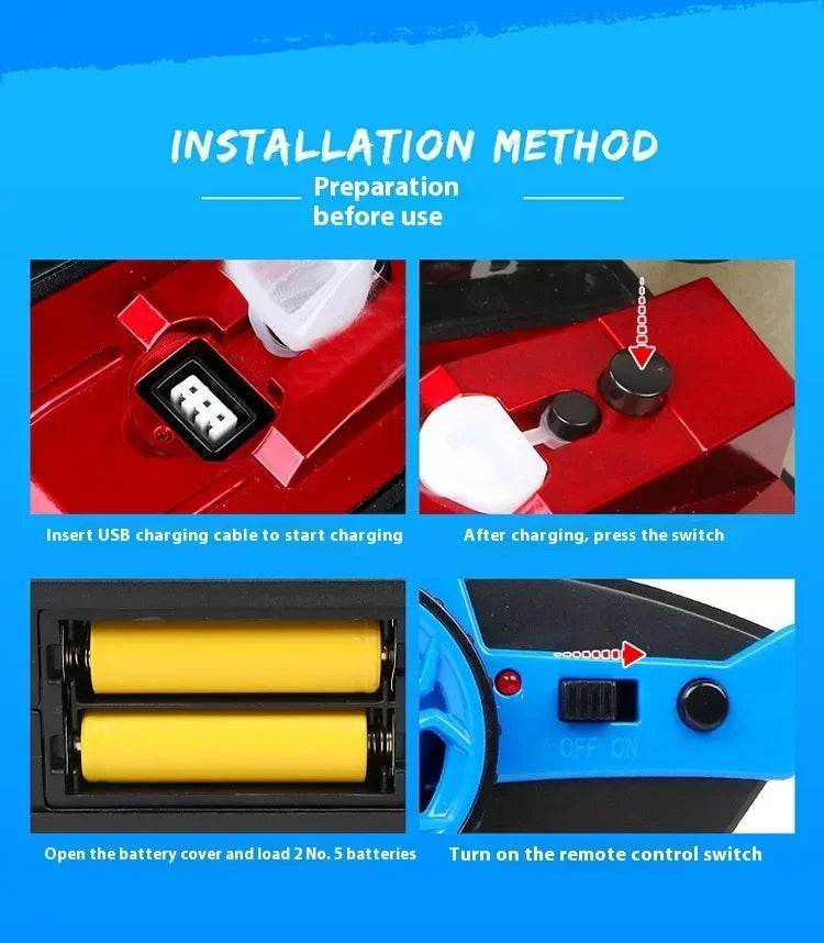 RC High-Speed 2.4g Amphibious RC Hovercraft - 4-Way Simulation Speedboat for Kids' Outdoor Fun - ToylandEU