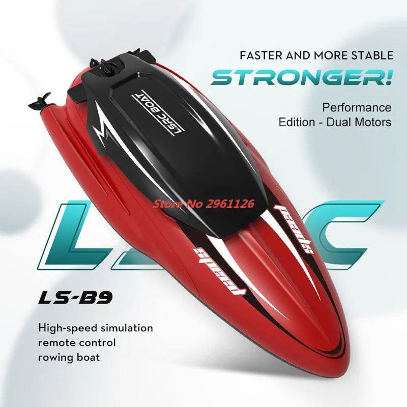 RC High-Speed 25KM/H Waterproof Electric RC Racing Boat - Remote Control Speedboat for Summer Fun 100M Range - ToylandEU