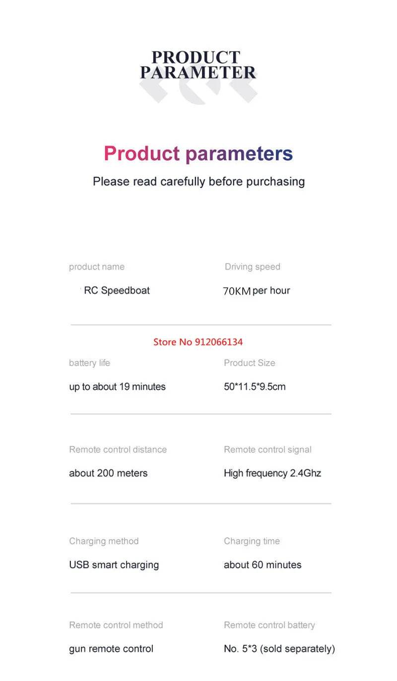 RC High-Speed 70KM/H RC Racing Yacht - Double Layer Waterproof Remote Control Speedboat with Water Cooling System, Capsize Reset Feature, 50CM Oversized Design - ToylandEU