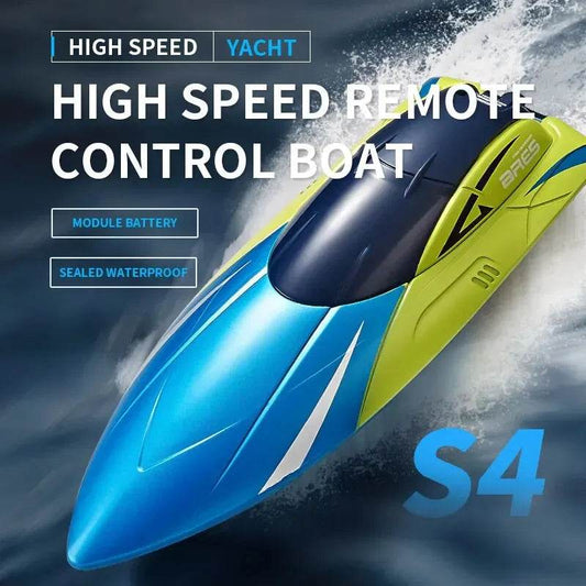 RC High-Speed Double Rudder RC Boat - Waterproof, 2.4G Fun for All Ages - ToylandEU