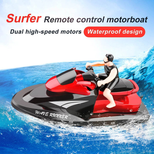RC High-Speed Dual Motor RC Yacht with 2.4GHz Remote Control - 20km/h Fun! - ToylandEU