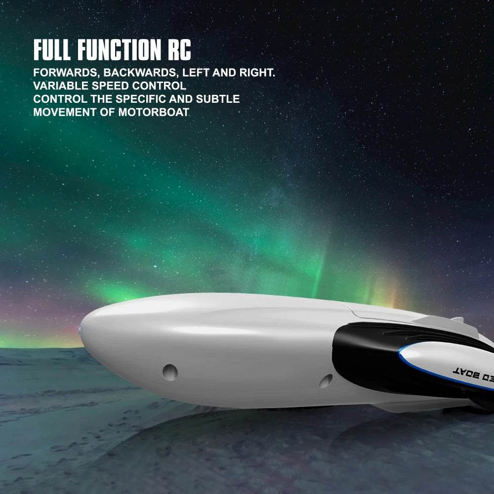 RC High-Speed Dual-Sided Electric RC Boat with Remote Control Fun - ToylandEU