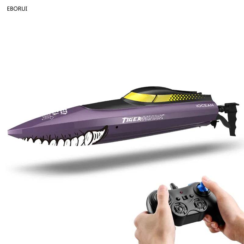 RC High-Speed EBORUI HR iOCEAN 1 RC Boat - Thrill at 30KM/H! - ToylandEU