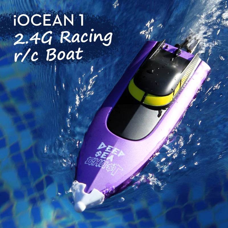 RC High-Speed EBORUI HR iOCEAN 1 RC Boat - Thrill at 30KM/H! - ToylandEU