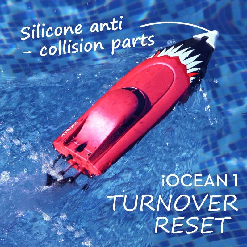 RC High-Speed EBORUI HR iOCEAN 1 RC Boat - Thrill at 30KM/H! - ToylandEU