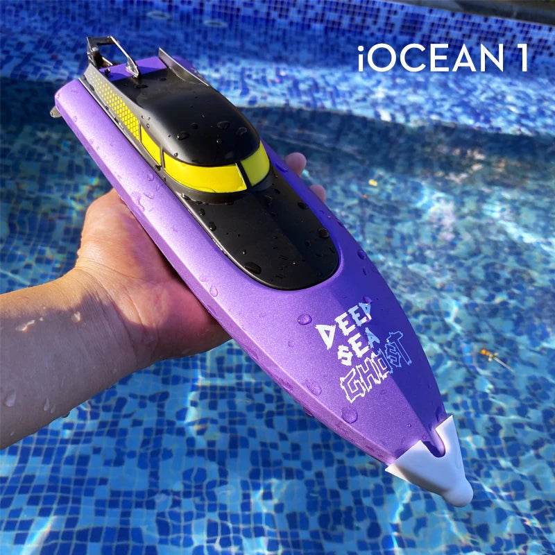 RC High-Speed EBORUI HR iOCEAN 1 RC Boat - Thrill at 30KM/H! - ToylandEU
