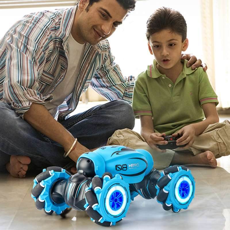 RC високоскоростно управление с жестове 4WD RC кола с музика и LED светлини - ToylandEU