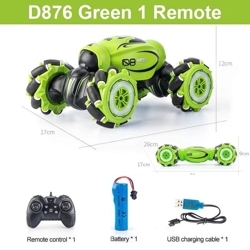 RC високоскоростно управление с жестове 4WD RC кола с музика и LED светлини - ToylandEU