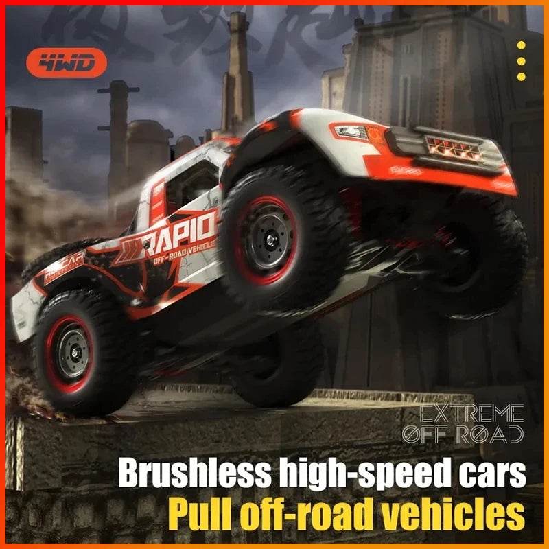 RC High-Speed JJRC Q130 70 km/h 4WD Brushless RC Car - Thrilling Adventure! - ToylandEU