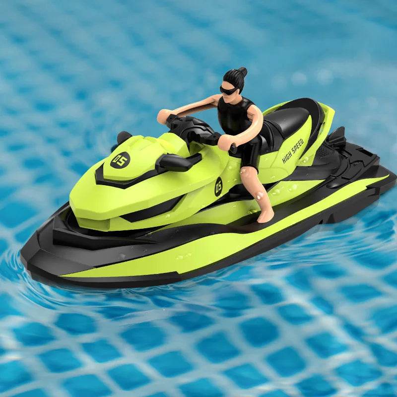 RC High-Speed LM13-A Mini RC Jet Ski - 2.4G Remote Control Electric Motorboat for Kids - ToylandEU