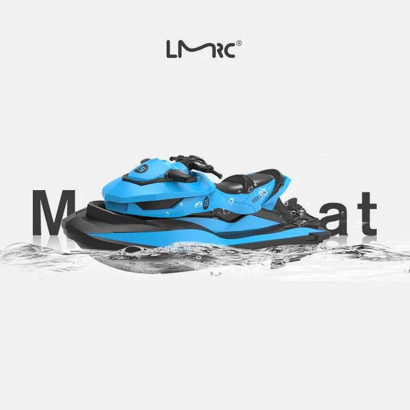 RC High-Speed LM13-A Mini RC Jet Ski - 2.4G Remote Control Electric Motorboat for Kids - ToylandEU