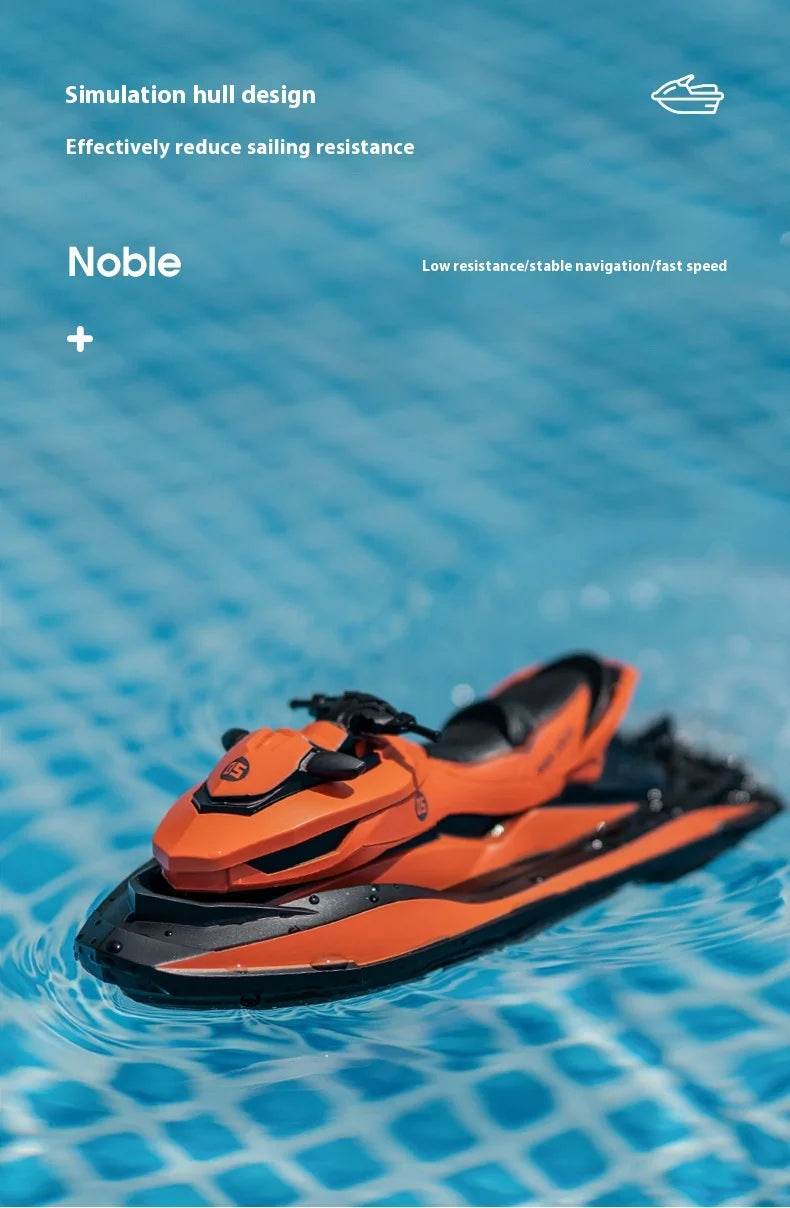 RC High-Speed LM13-A Mini RC Jet Ski - 2.4G Remote Control Electric Motorboat for Kids - ToylandEU