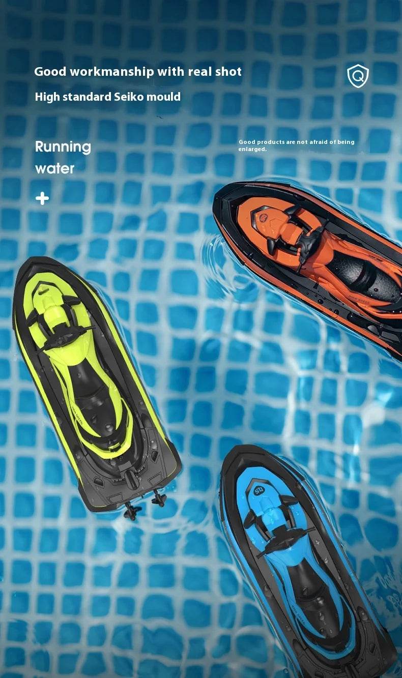 RC High-Speed LM13-A Mini RC Jet Ski - 2.4G Remote Control Electric Motorboat for Kids - ToylandEU